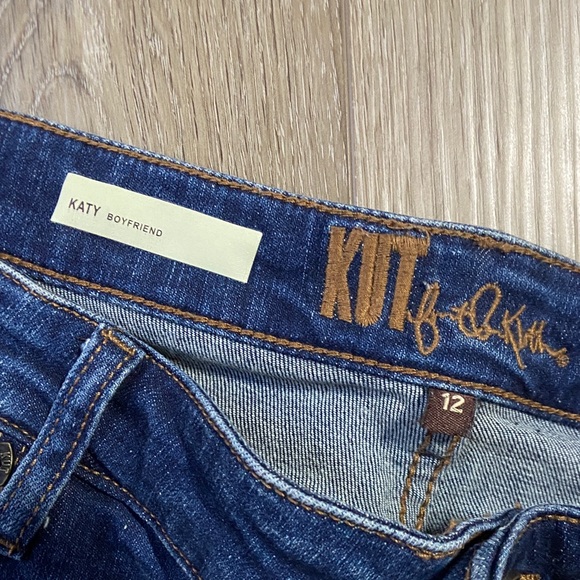 Kut from the Kloth Dark Blue Boyfriend Jeans - Picture 5 of 10